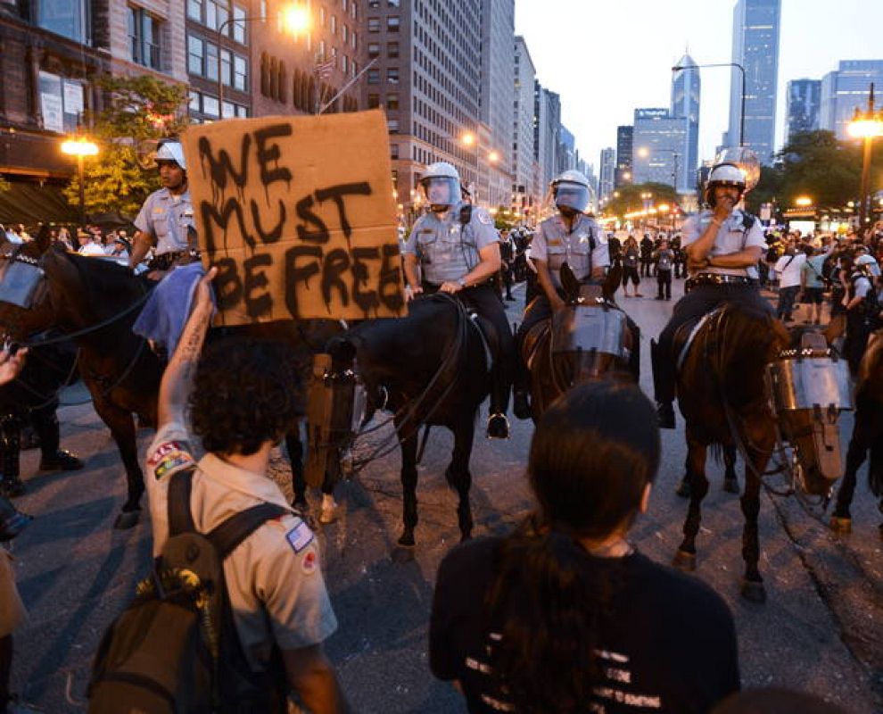 Protestas en la cumbre de la OTAN