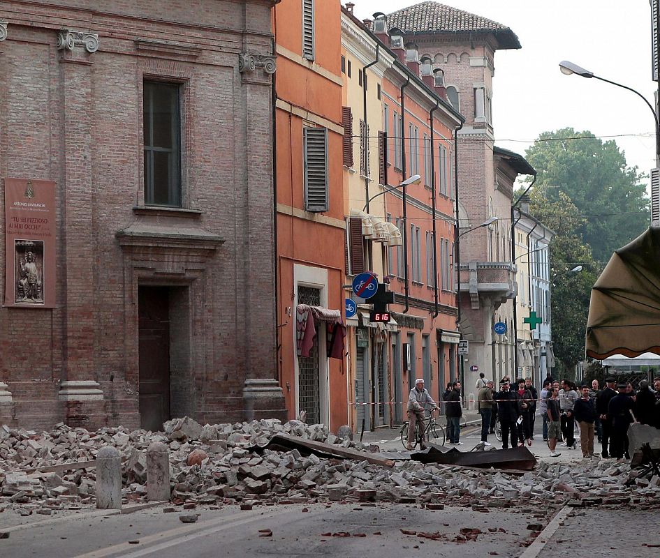 Fuerte terremoto al norte de Italia
