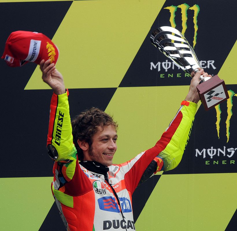 'Il dottore' Valentino Rossi vuelve a un podio.