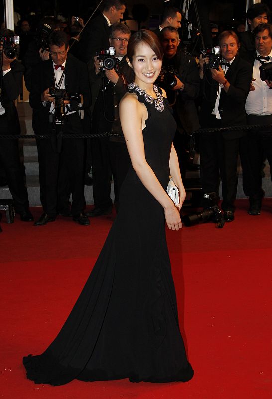 La actriz japonesa Rin Takanash en Cannes