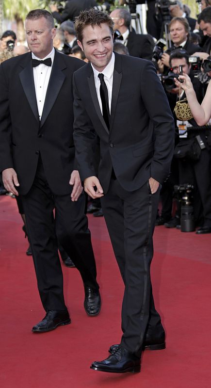 Actor Pattinson arrives on the red carpet for the screening of the film On The Road in competition at the 65th Cannes Film Festival