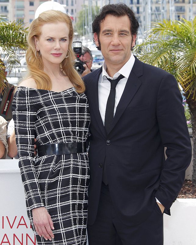 Clive owen y Nicole Kidman en el photocall de "Hemingway & Gellhorn", en Cannes.