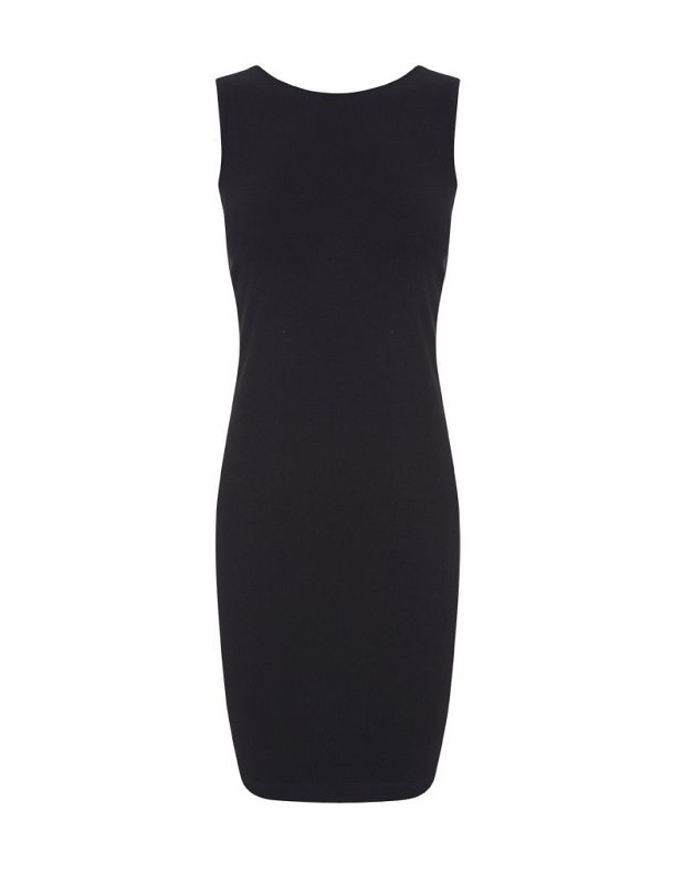 Vestido simple de tubo negro. Es de Blanco. 16,95¿