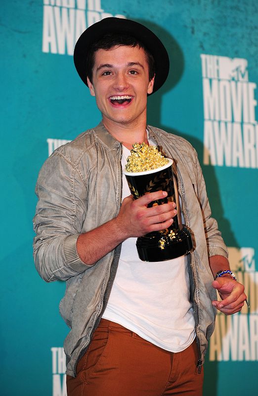 Josh Hutcherson, el protagonista de 'Los juegos del Hambre', recibió el premio a mejor actor