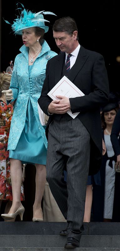 Su madre, la princesa Ana, también ha estado presente en los actos