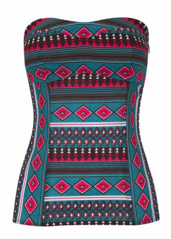 Top Estampado Navajo, Suiteblanco (19,99 EUR)