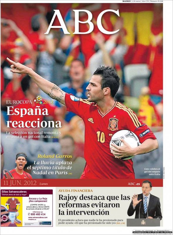 ABC: "España reacciona"