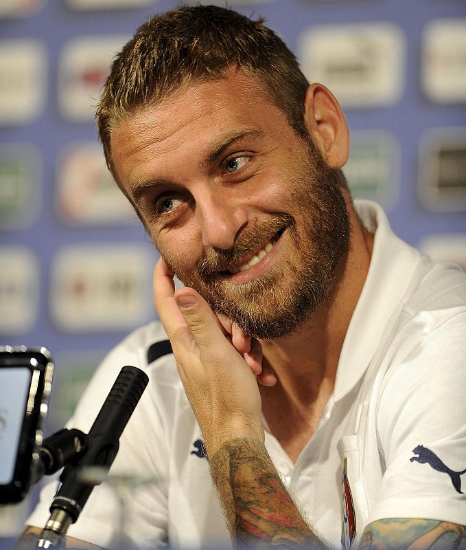 El centrocampista romano Daniele de Rossi.
