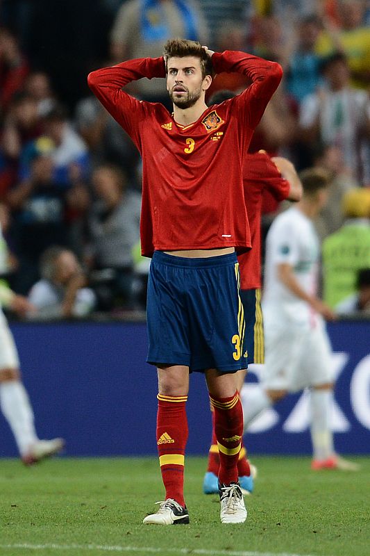 Gerard Piqué en la Eurocopa