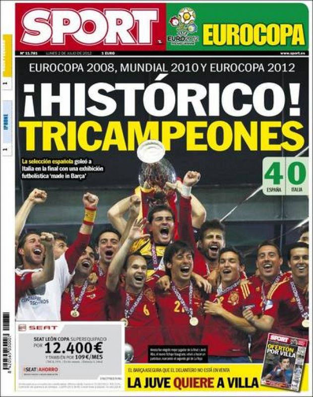 Así ve la prensa internacional el éxito de España en la Eurocopa 2012 | 14