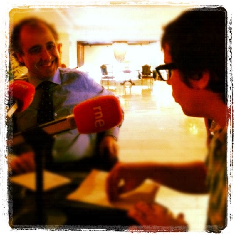 Emilio Duró, conferenciante, directivo de empresas y 'coaching', y Sergio Martín.