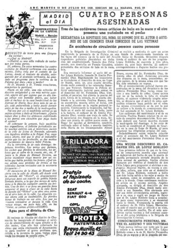 La huella del crimen - Jarabo - El caso en la prensa