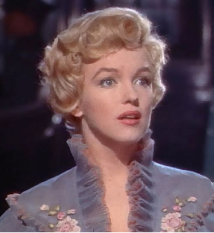 Fotograma de Marilyn Monroe en el trailer de la película 'El príncipe y la corista', 1957.