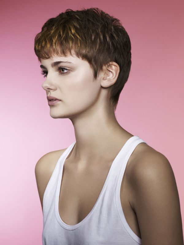 Look corto en tonos cobrizos de Windle and Moodie