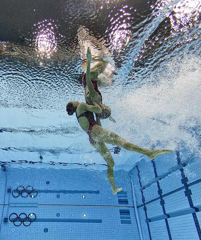 Las españolas Andrea Fuentes y Ona Carbonell compiten por la plata