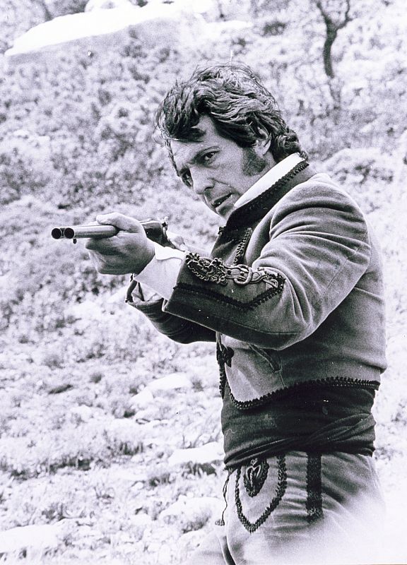 Sancho Gracia en una secuencia de la serie 'Curro Jiménez'