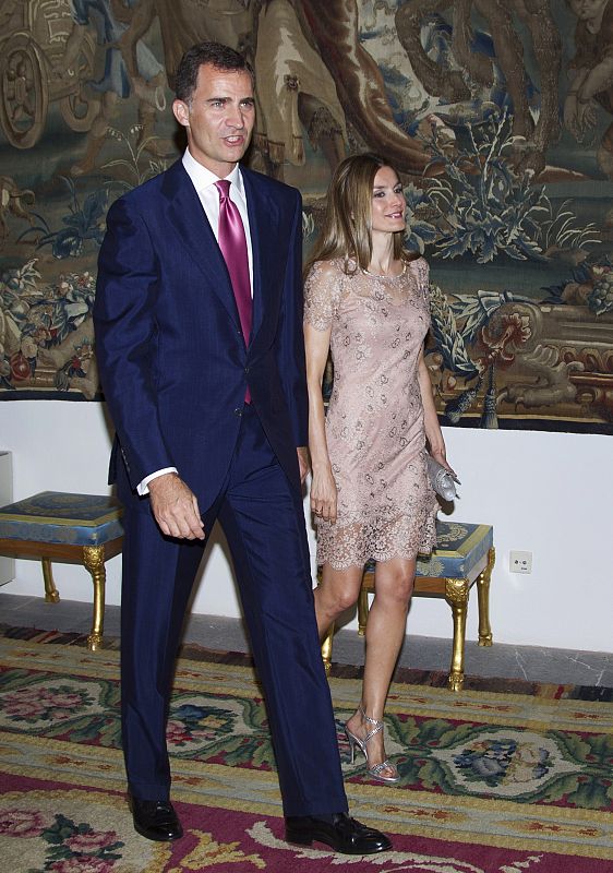 Esta cena ha sido el primer acto oficial de la Familia Real en Mallorca de este verano.