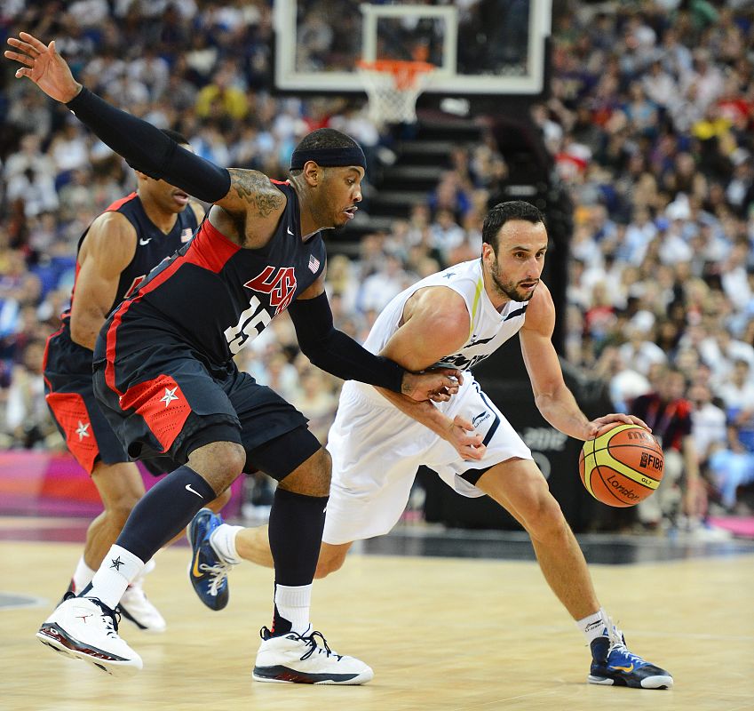 El equipo de baloncesto de EE.UU. gana a Argentina y se cuela a la final de Londres