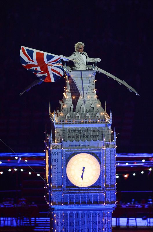 Una reproducción del Big Ben, uno de los iconos de la ciudad de Londres