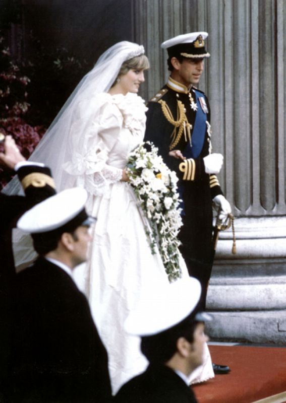 Boda de la princesa Diana el 29 de julio de 1981