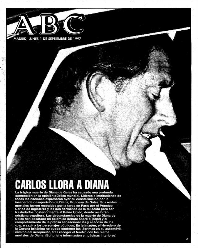 Imagen de portada del periódico ABC