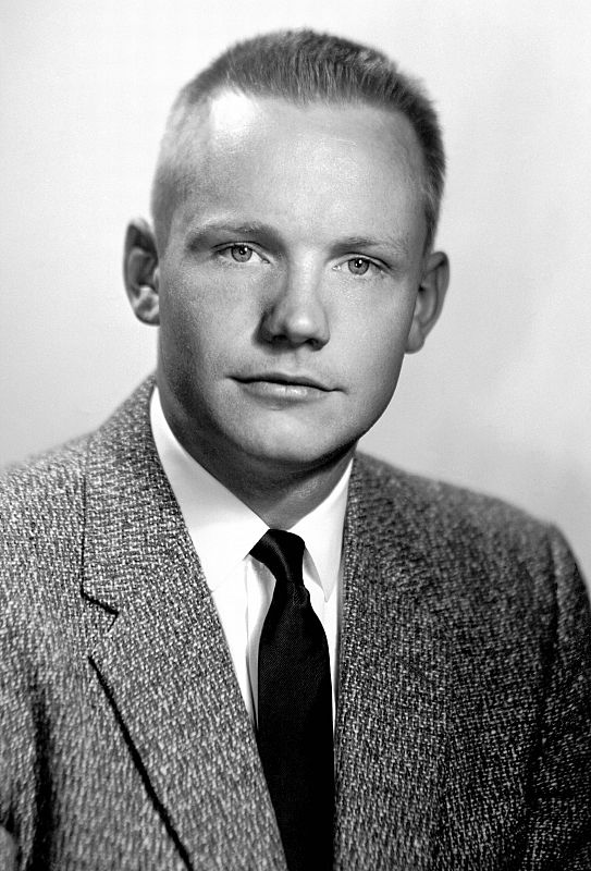 Neil Armstrong en una fotografía de 1958