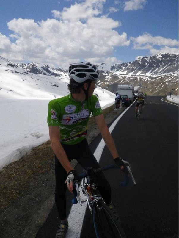 Etapa de montaña. Nieve abundante.