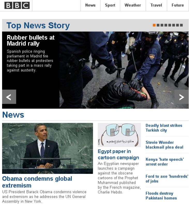 25S EN LOSMEDIOS EXTRANJEROS