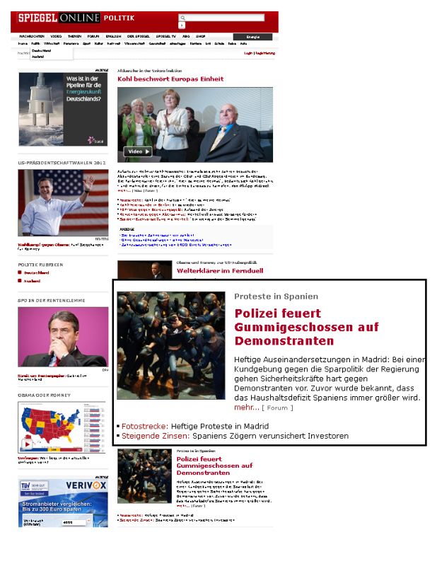 25S EN LOS MEDIOS EXTRANJEROS