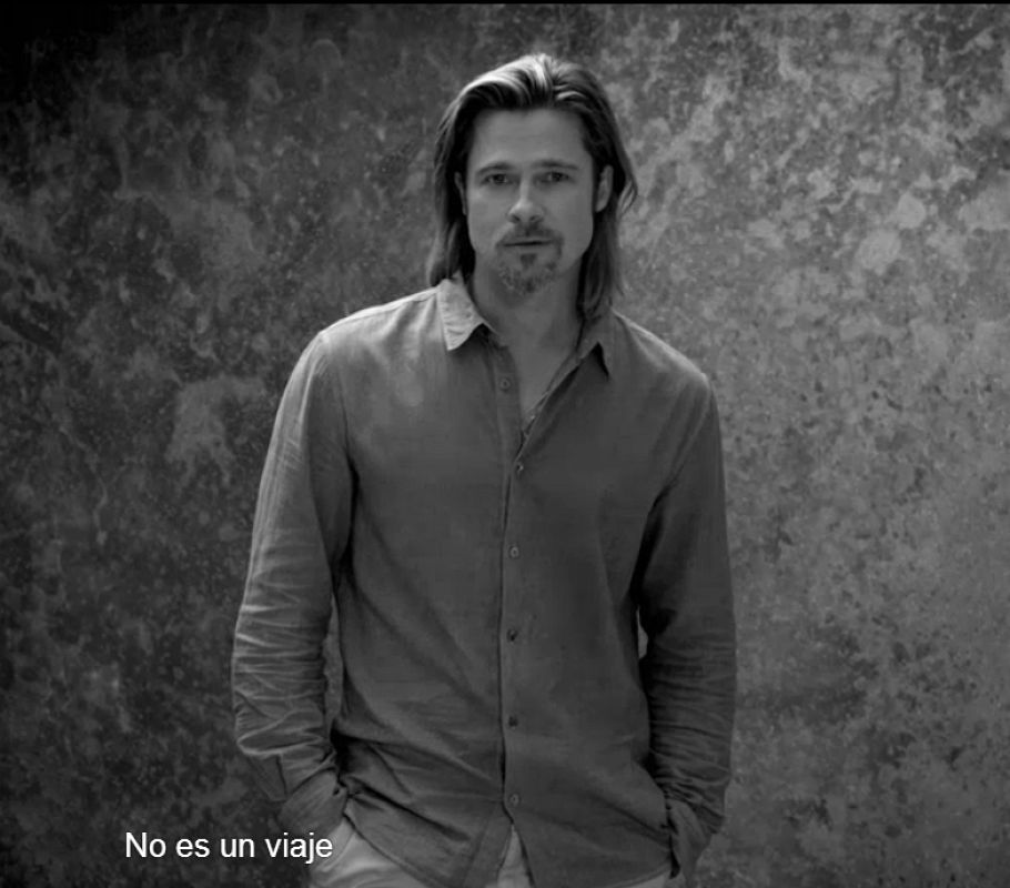 Así aparece Brad Pitt en la nueva campaña de Chanel Nº5