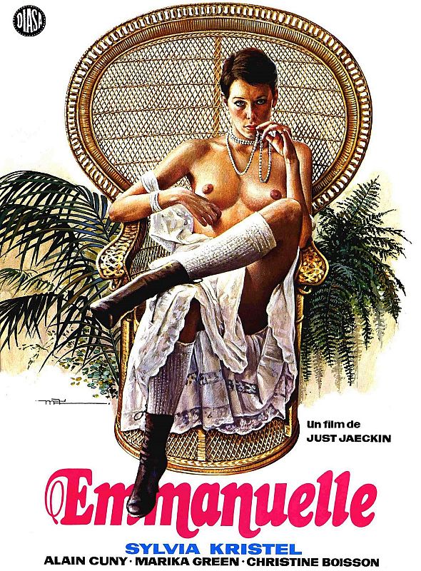 Poster de 'Emmanuelle', la película que hizo famosa a Sylvia Kristel