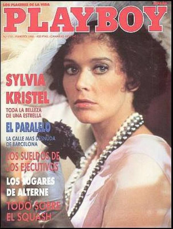 Sylvia Kristel en la portada de Playboy