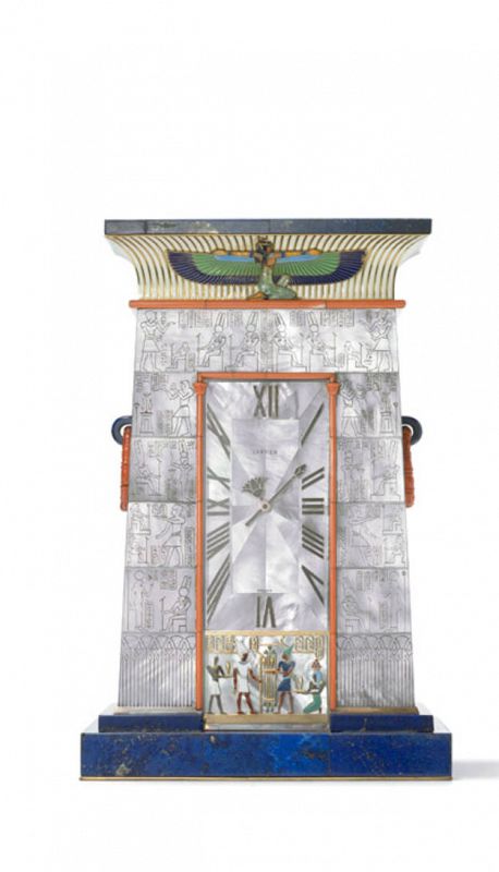 Reloj Egipcio con sonería, de 1927. Vendido a la señora Blumenthal.