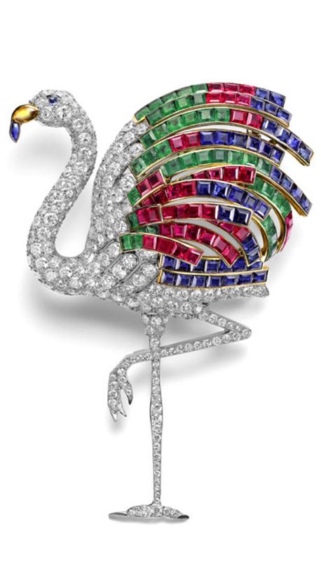 Broche Flamenco encargado por la duquesa de Windsor en 1940.