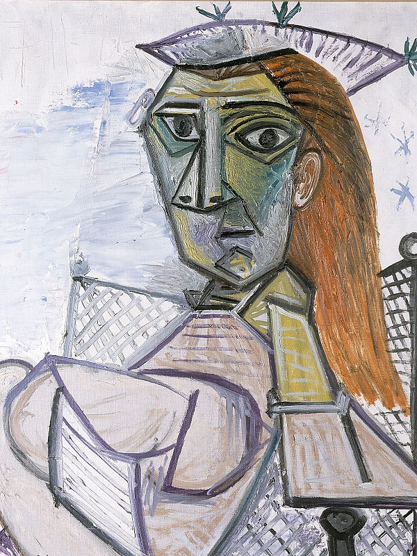 Pablo Picasso: Mujer sentada en un sillón  (1941) © Henie Onstad Art Centre, Norvège/Photo Øystein Thorvaldsen© Succession Picasso 2012