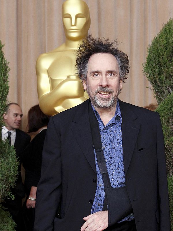 Director Tim Burton arrives at the 85th Academy Awards nominees luncheon in Beverly Hills