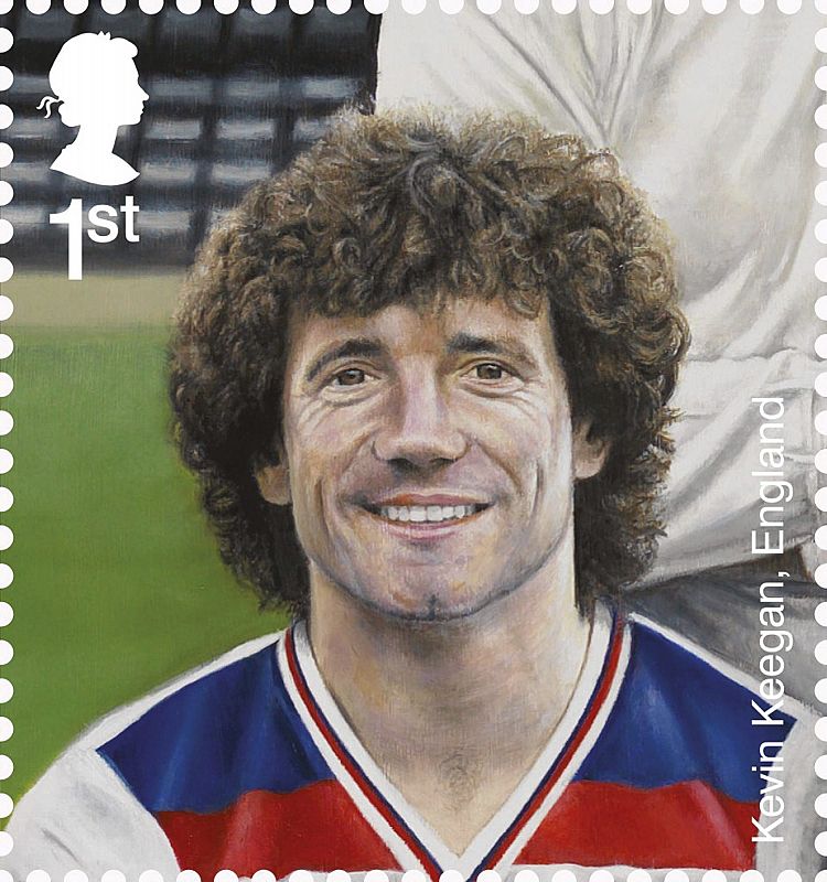 KEVIN KEEGAN EN LOS SELLOS CONMEMORATIVOS DEL 150 ANIVERSARIO DE LA FEDERACIÓN INGLESA DE FÚTBOL