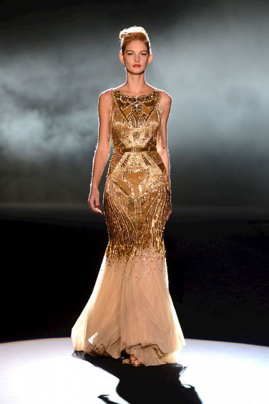 Desfile de Badgley Mischka, otoño e invierno 2013