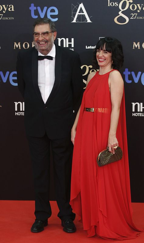 El presidente de la Academia, Enrique Gonzalez Macho, ha ejercido de anfitrión dando la bienvenida a los invitados a la gala. En la imagen, junto a la directora Judith Colell.