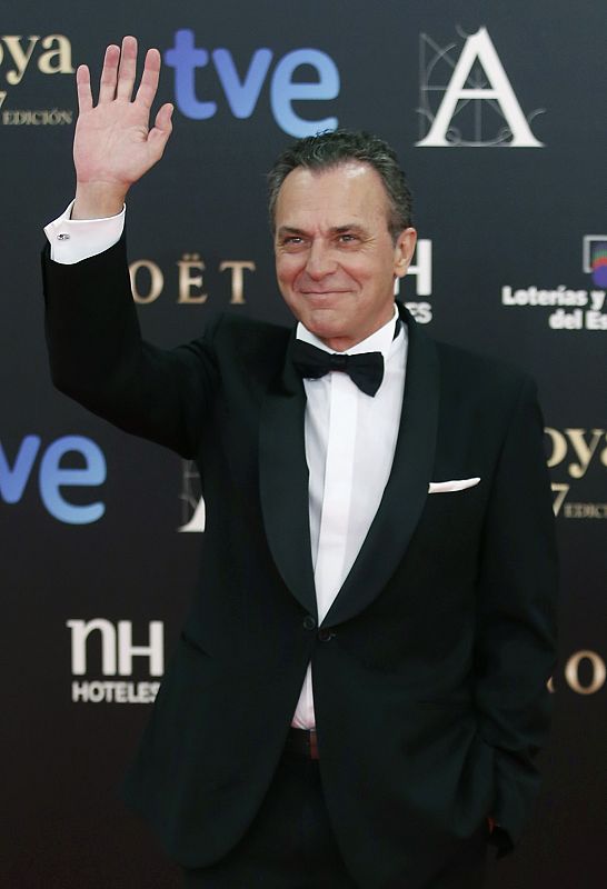 Jose Coronado, una de las apuestas seguras entre los caballeros de la alfombra roja, entregará esta noche el premio a mejor actriz.