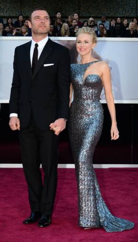 Naomi Watts y su esposo Liev Schreiber.