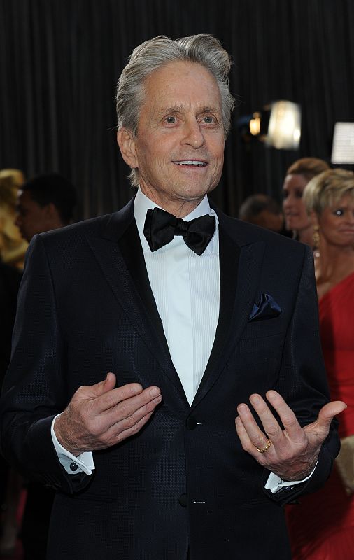 Michael Douglas ha asistido a la gala de los Oscar acompañado por su esposa Catherine Zeta Jones.