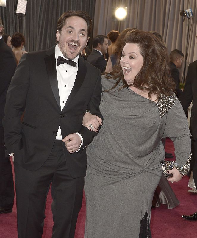 Ben Falcone y su eposa Melissa McCarthy.