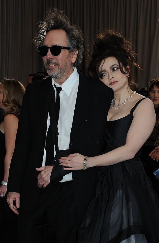 Tim Burton y Helena Bonham Carter.