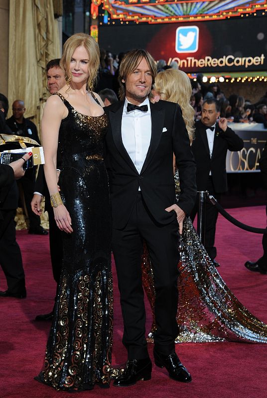 Nicole Kidman junto a su marido Keith Urban.