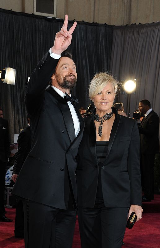 Hugh Jackman y su esposa Deborra Lee Furness.