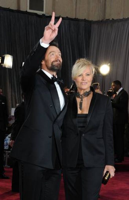  Hugh Jackman y su esposa Deborra Lee Furness.