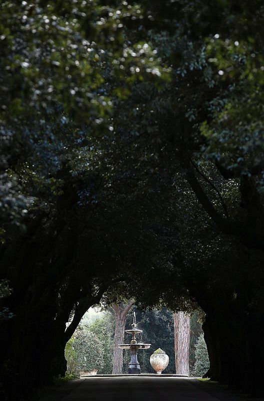 Jardín interior del palacio de Castelgandolfo