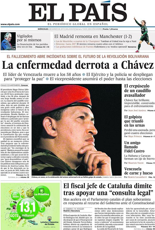 MUERE HUGO CHÁVEZ
