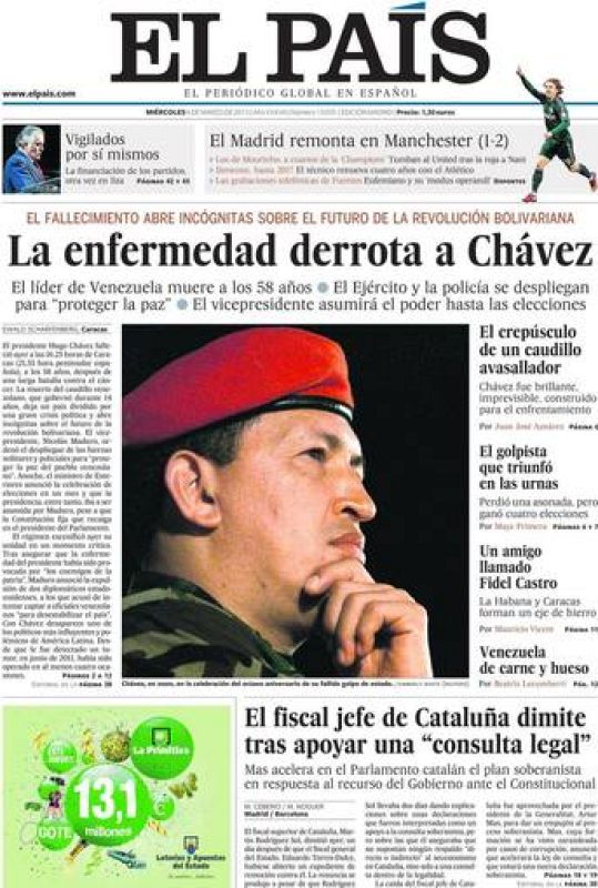 MUERE HUGO CHÁVEZ